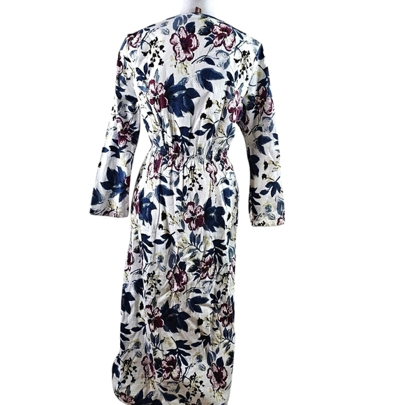 JNMY Floral Linen Maxi Dress in Large - Picture 4 of 8